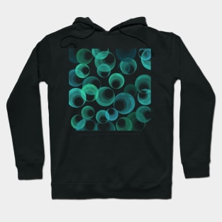 Soap Bubbles | Blue Underwater Bubbles Hoodie